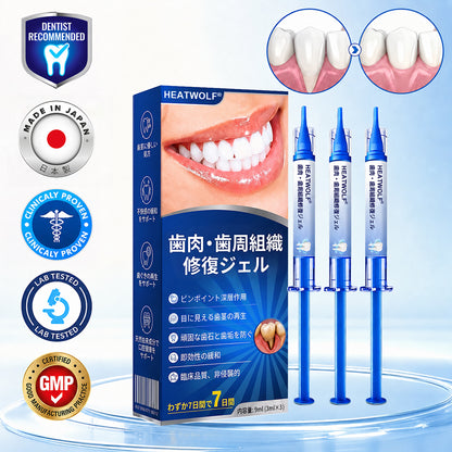 🇯🇵 👨‍⚕️✅🦷 HEATWOLF® GumRevive – 歯周組織修復ジェル 🦷✨2️⃣