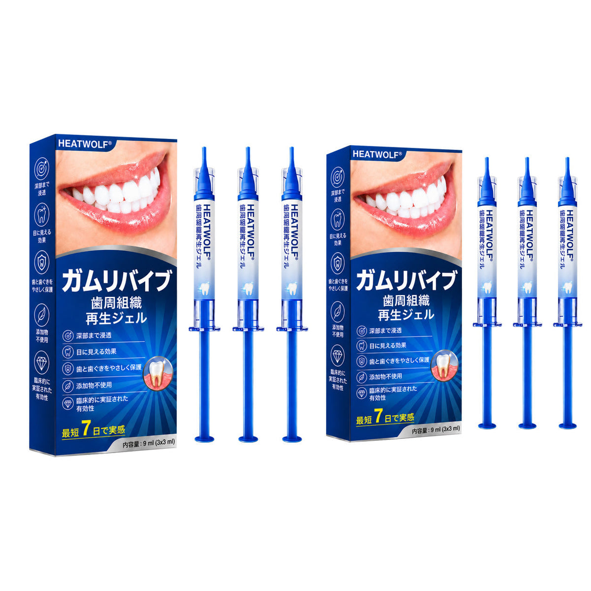 🇯🇵 👨‍⚕️✅🦷 HEATWOLF® GumRevive – 歯周組織修復ジェル 🦷✨2️⃣