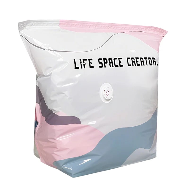 大容量ポンプ不要真空圧縮袋